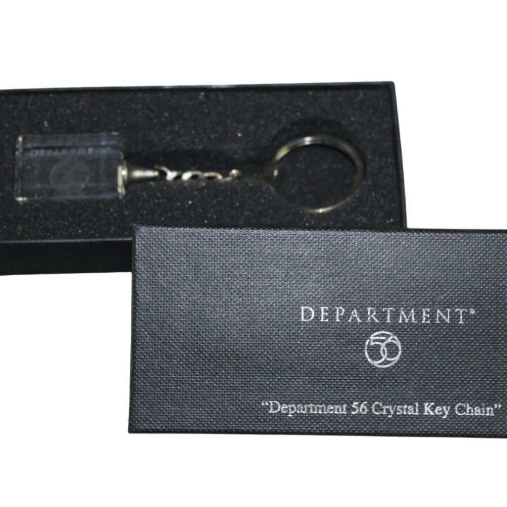 Department 56 Crystal Key Chain Lazer Cut Collectible #53050 Christmas NEW w Box